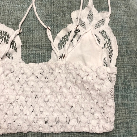 SOLD Free People Adella Lace bralette white XS - Picture 10 of 14